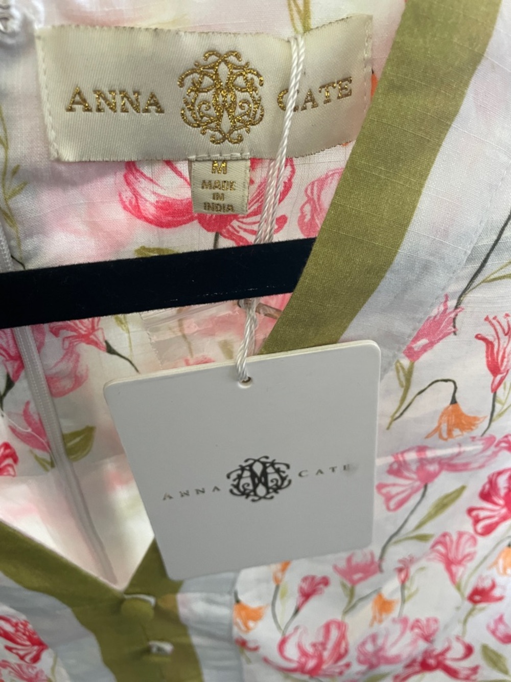 NEW ANNA CATE Ruby Mini Dress in Pink Lilly Floral Womens Medium NWT. 21 - Picture 4 of 7